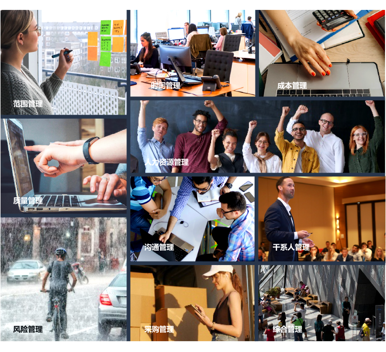 qmchashi PPM 支持政策設置,項目計劃批準,成本管理,資源管理,可交付計劃,質量控製,交付和驗收,風險記錄和緩解。