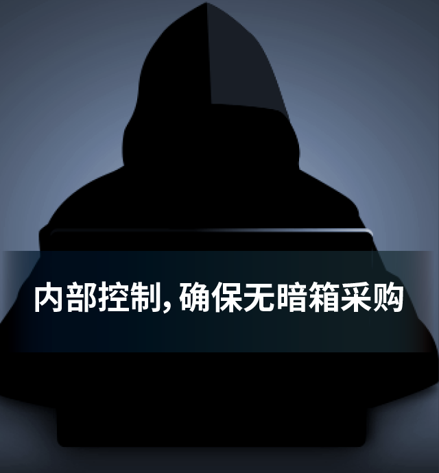 qmchashi SRM 提供內部控製（例如，嚴格的審批流程）以確保沒有暗箱采購。
