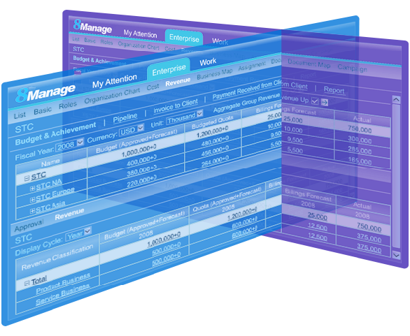 qmchashi 辦公自動化（OA）提供財務管理功能。
