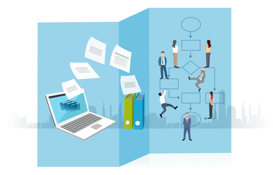 qmchashi 辦公自動化（OA）提供用戶定製的電子表格和電子流程功能。