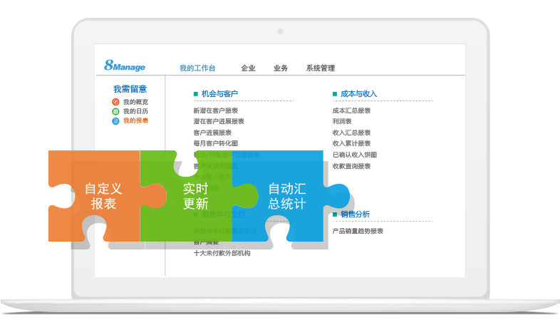 qmchashi CRM提供了一個(ge) 可以根據需要定製的組織結構圖。所有數據通過圖表進行實時匯總和統計。各部門經理可以了解其加拿大pc网页版官网的後續情況和銷售業(ye) 績。