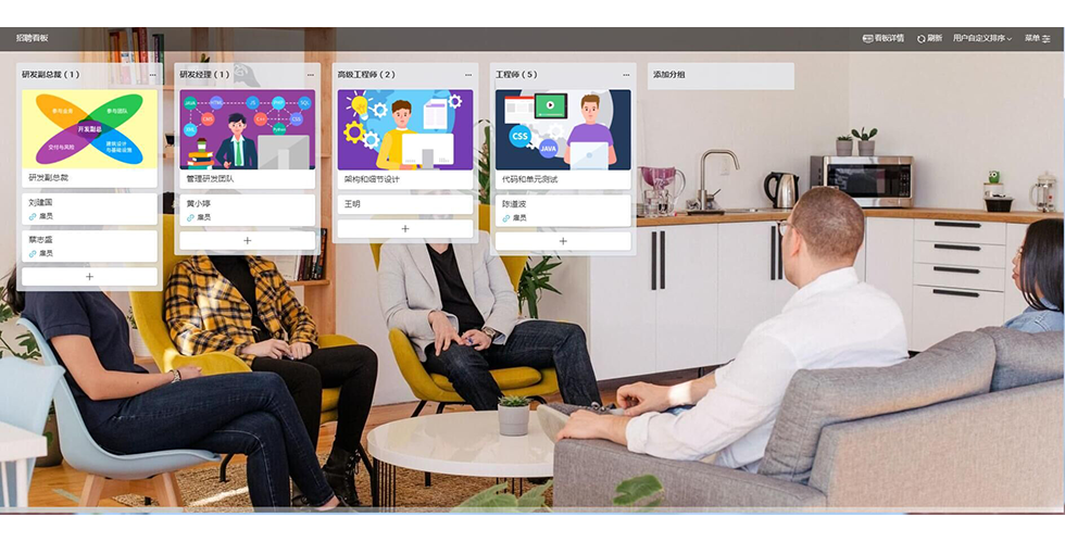 qmchashi 看板可以讓你進行有效的招聘。